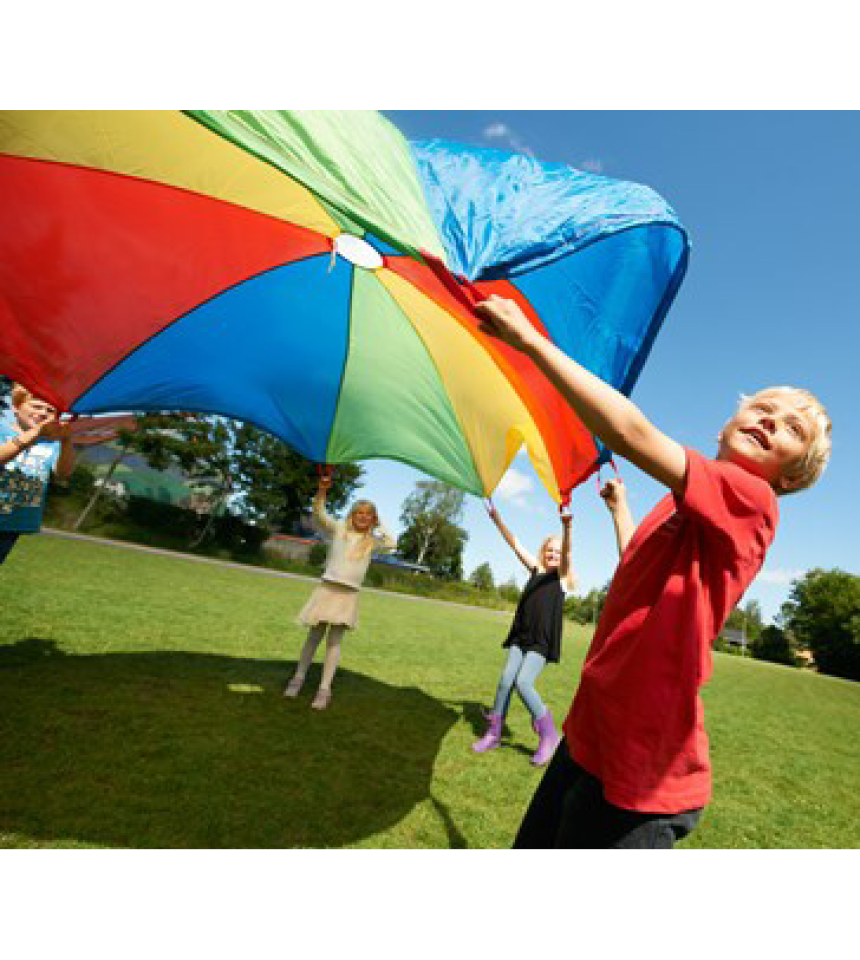 Fallskärm äldreboende stor