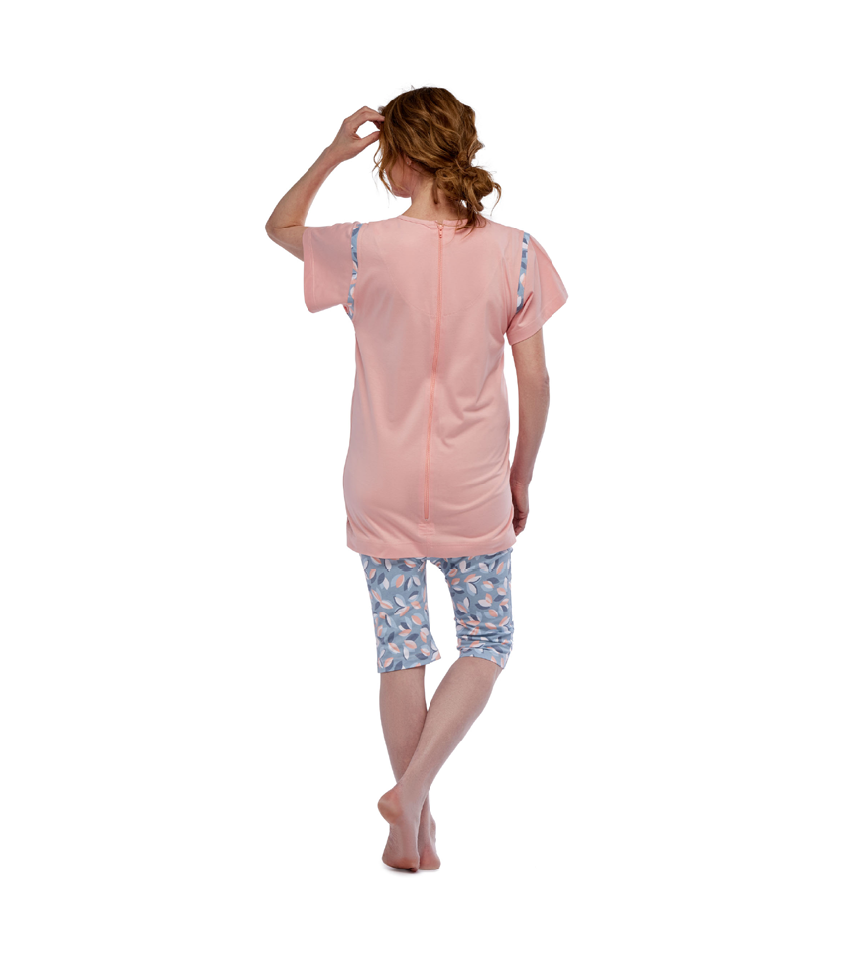 Damoverall pyjamas med korta ben rosa2 900 1054