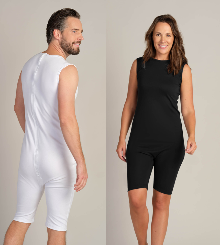 Overall Unisex med korta ben dragkedja i ryggen 2030 2