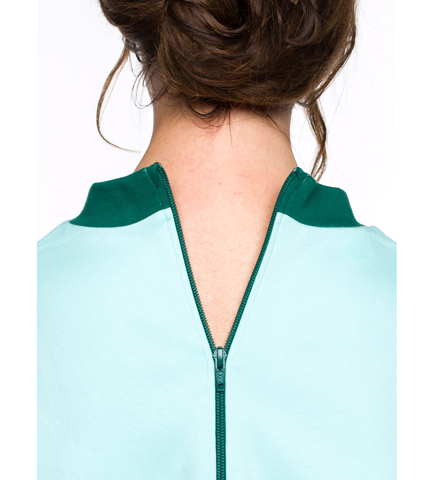 Pyjamas Unisex med dragkedja i rygg 1050 bak