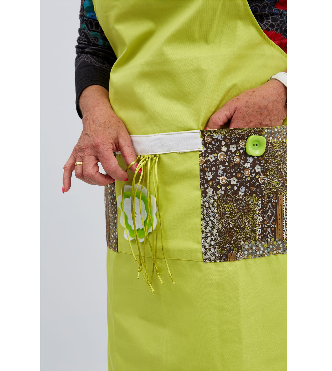 Plockförkläde demens aktiveringsförkläde grönt