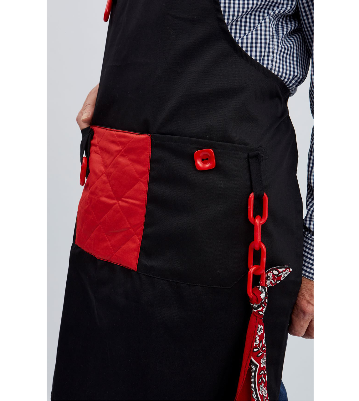 Plockförkläde demens aktiveringsförkläde svart