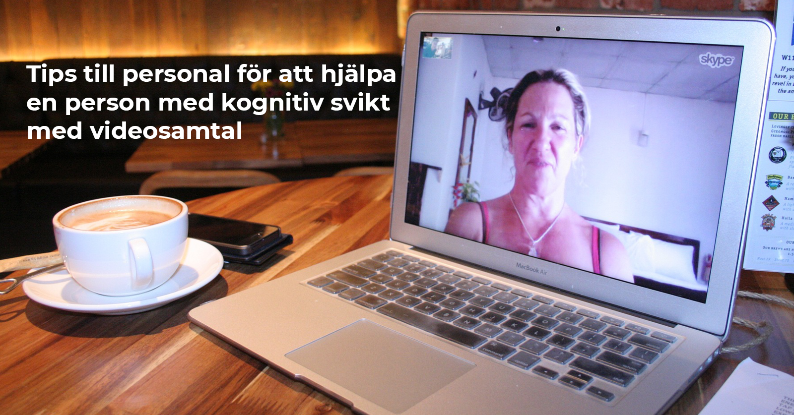 Hjälp en person med kognitiv svikt med videosamtal