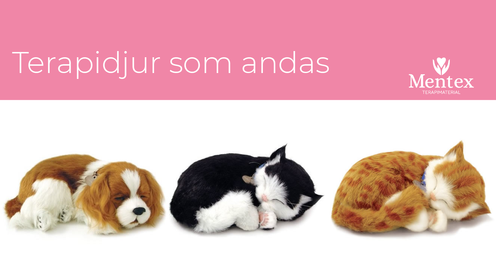 Nyhet! Kattunge och valp som andas