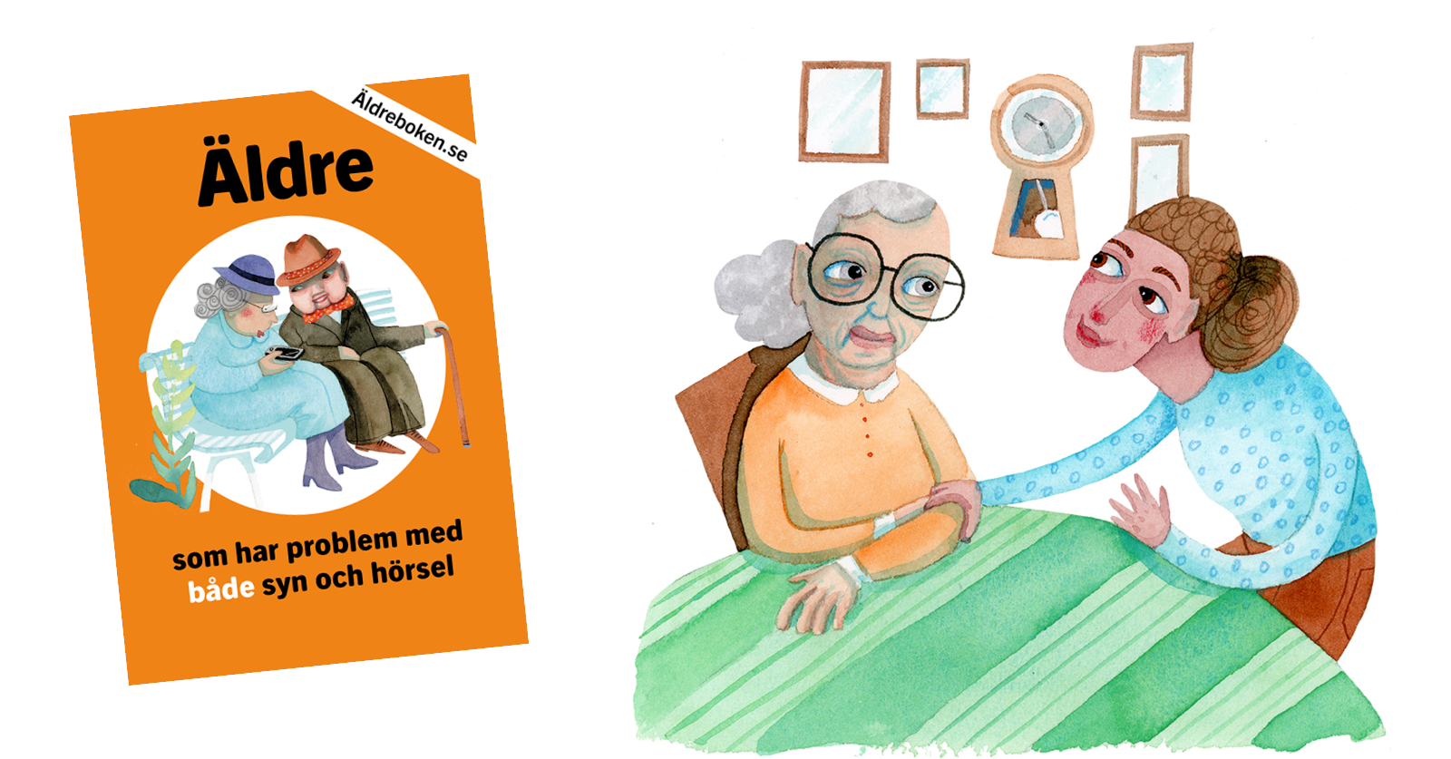 Äldreboken om nedsatta sinnen syn och hörsel