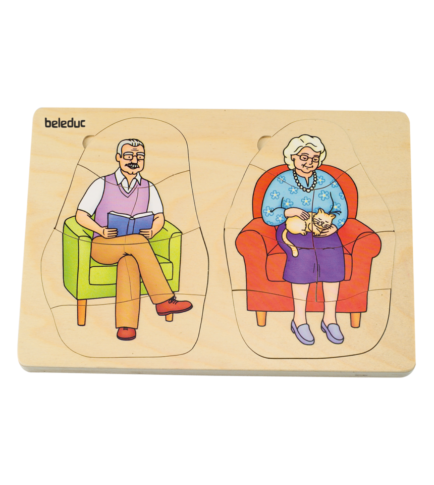 Mormor och morfar generationer pussel 6