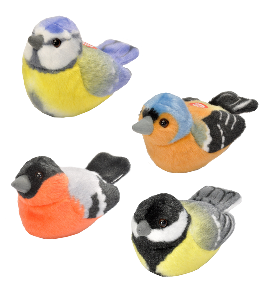 Blåmes Domherre Bofink talgoxe fågel med läte mjukdjur