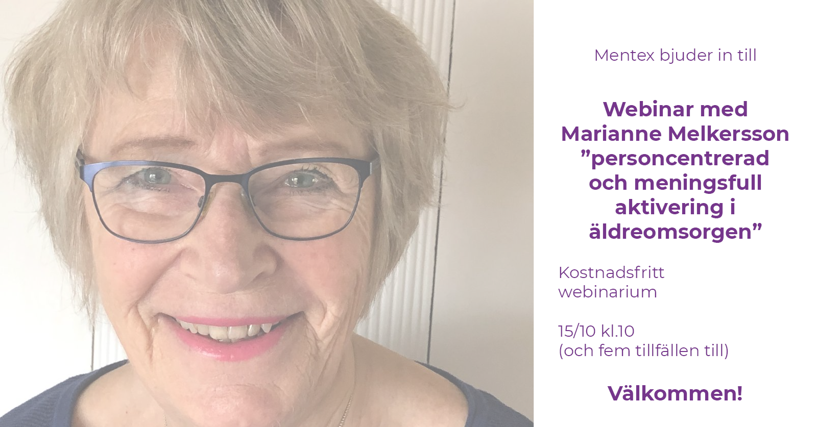 Webinarium personcentrerad och meningsfull aktivering i äldreomsorgen