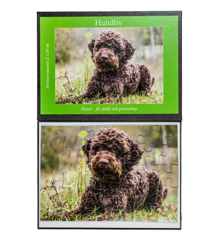 Pussel 30 bitar - Hundliv