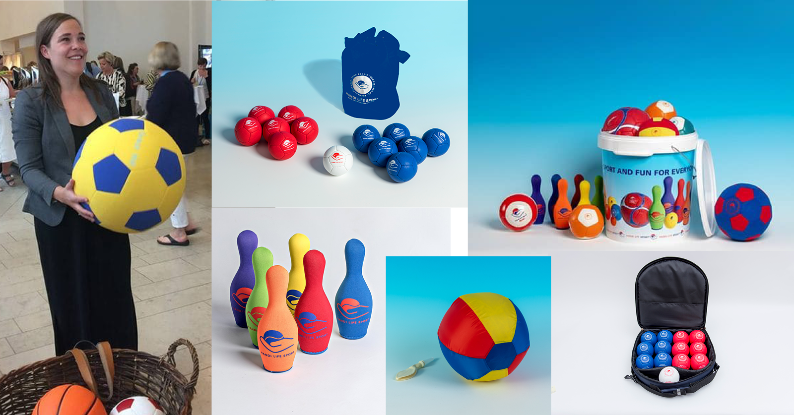 Nyheter! Inomhusboccia ballongboll och bowling