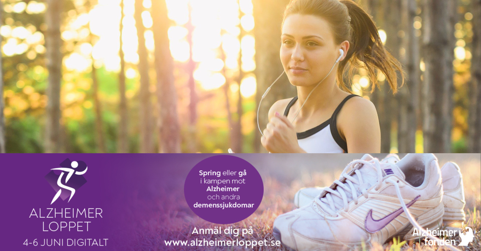 Alzheimerloppet 4-6juni -Häng på du med!