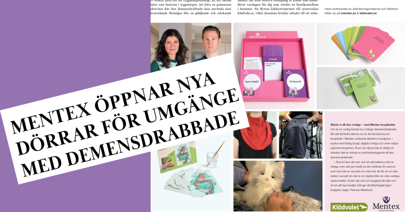 Aftonbladet i dag – bilagan Seniorliv om demens