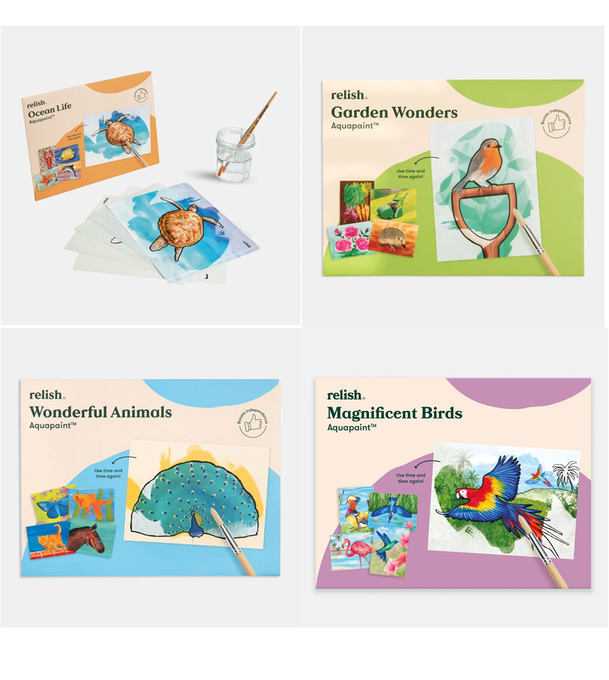 mala med vatten pensel mentex 4-pack