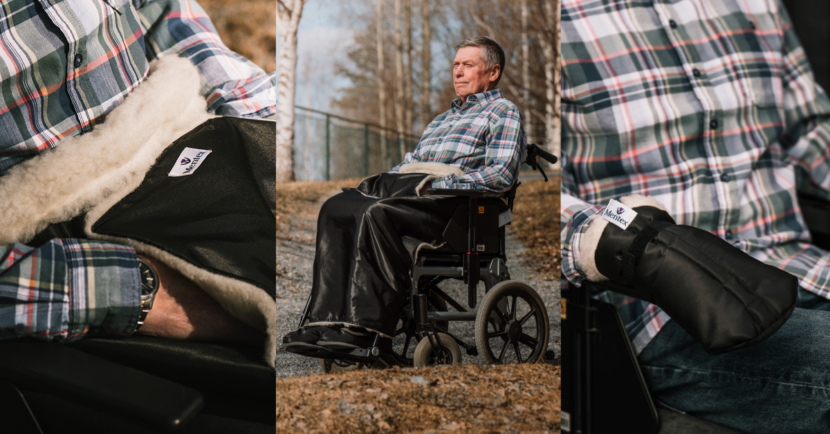 Värmande benskydd vantar och tofflor med äkta ull