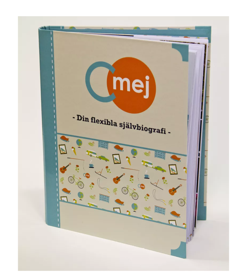 Cmej Din flexibla självbiografi omslag