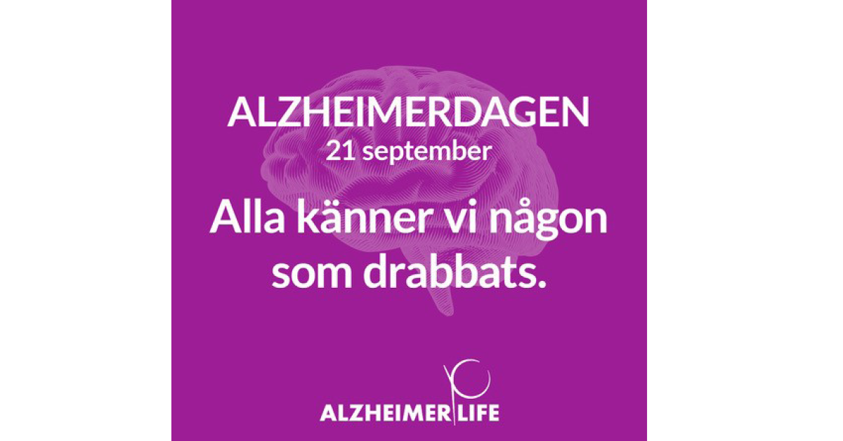 Tänk på mormor, grannen, mamma. Alla känner vi någon som drabbats av Alzheimer