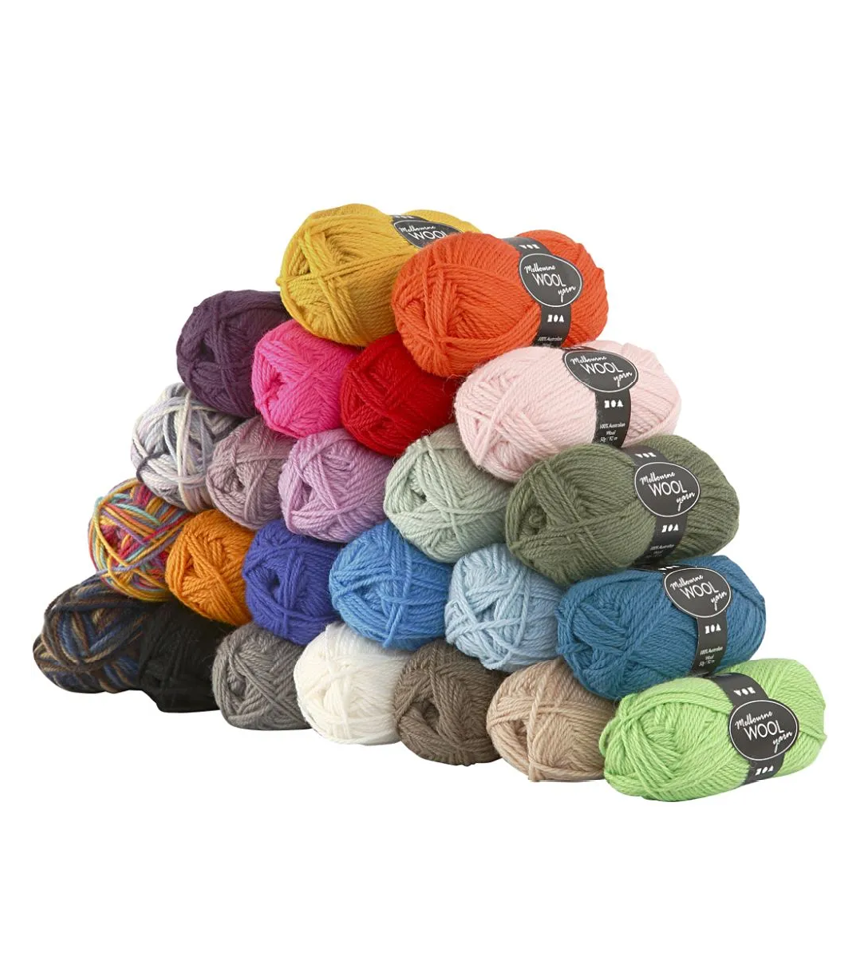 Ull garn 44700 pyssel sticka virka