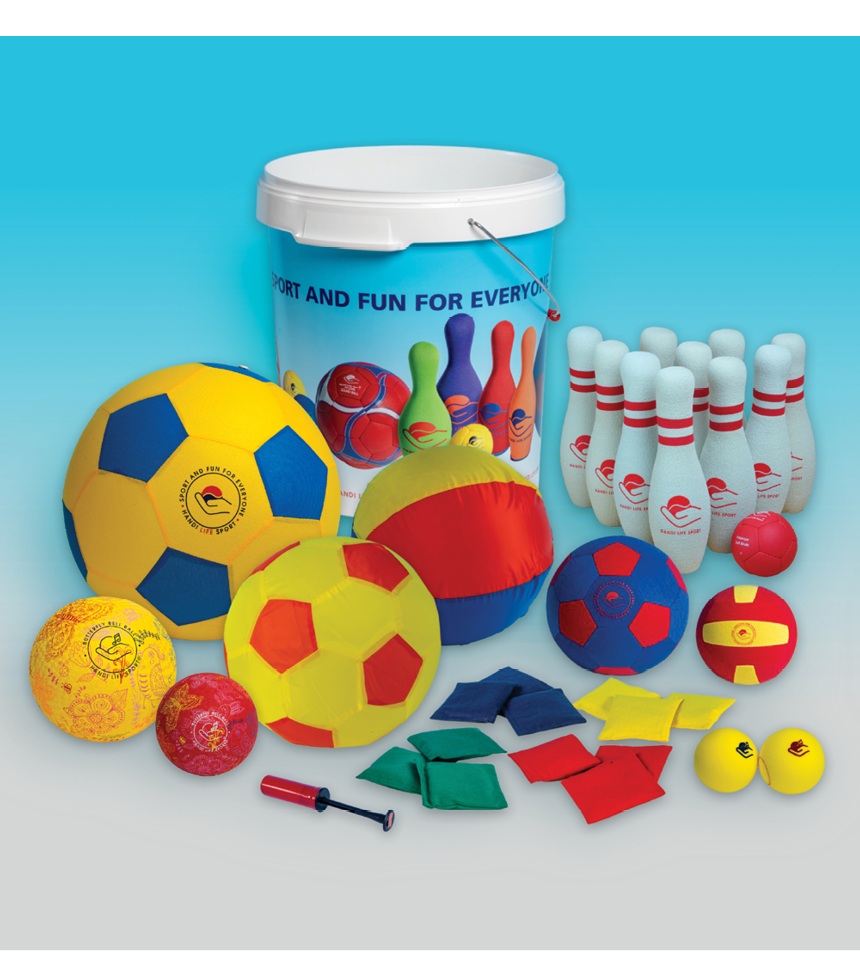20-4060 Aktivitetskit Bowling ärtpåsar & terapibollar nya