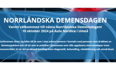 Konferens för dig som kommer i kontakt med personer som drabbats av demenssjukdom