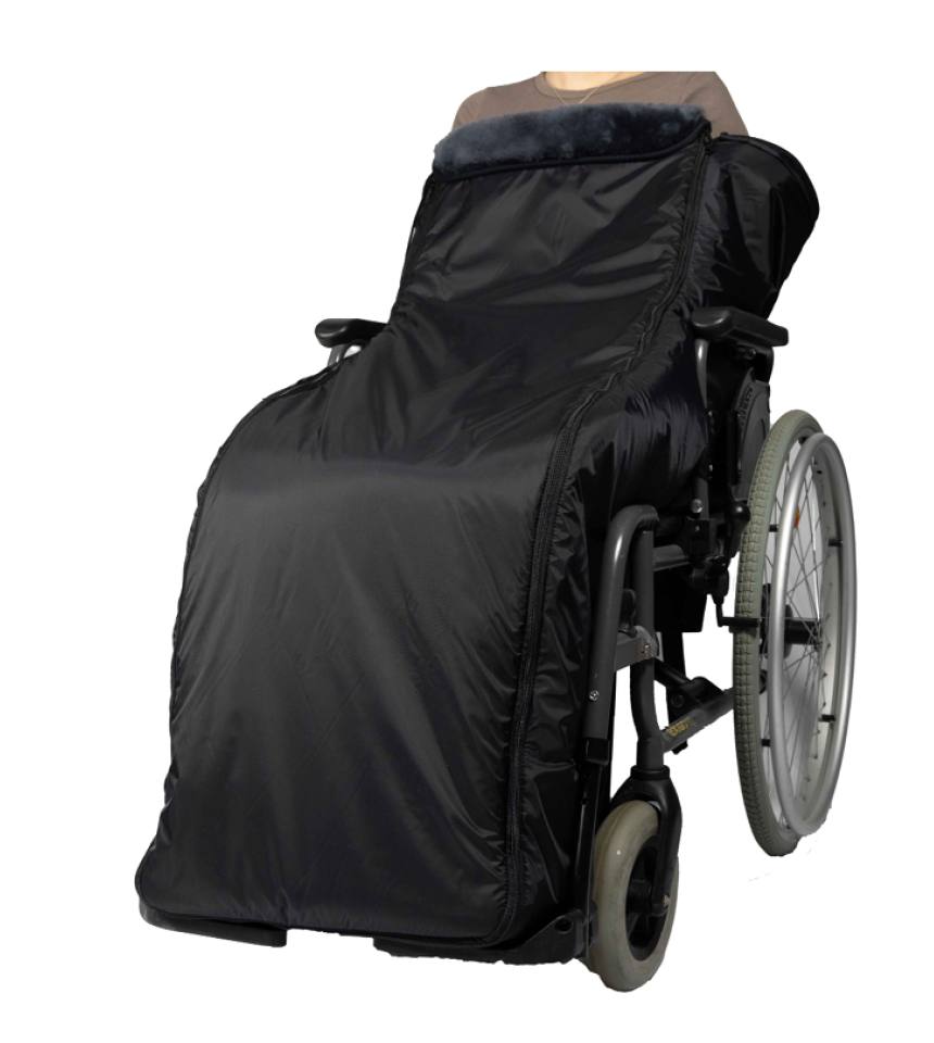 Svart åk påse lammskinn 1033