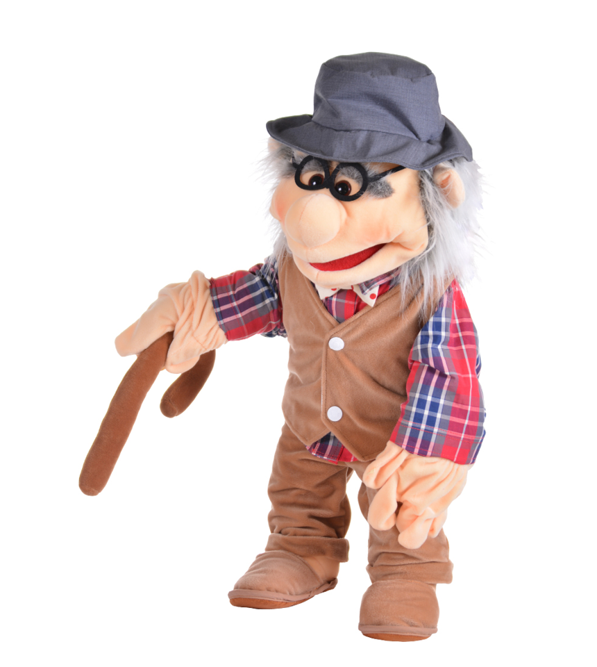 Handdocka Living Puppets morfar farfar