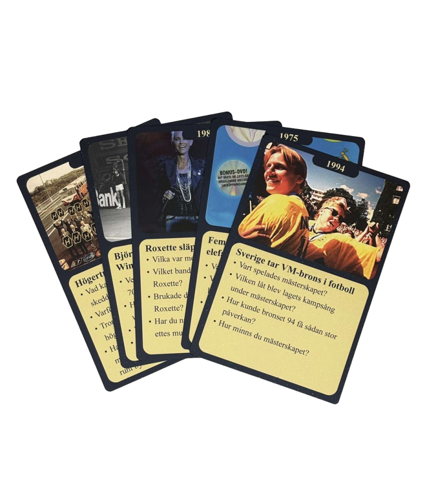 Nostalgi kortlek UF kort